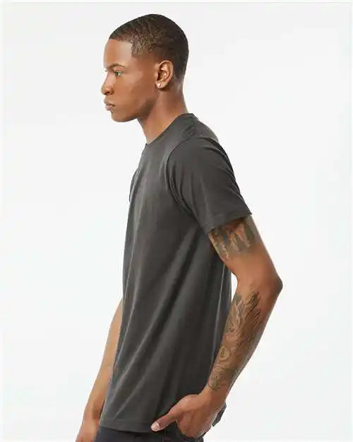 Tultex 202 Fine Jersey T-shirt - Charcoal
