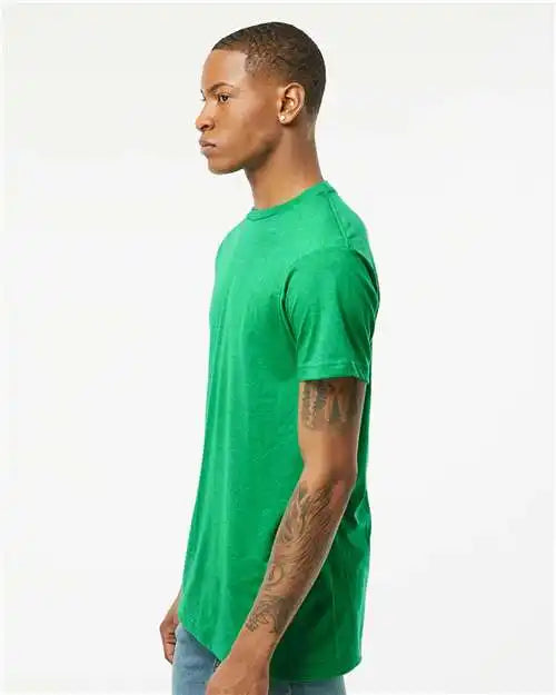 Tultex 202 Fine Jersey T-shirt - Heather Kelly