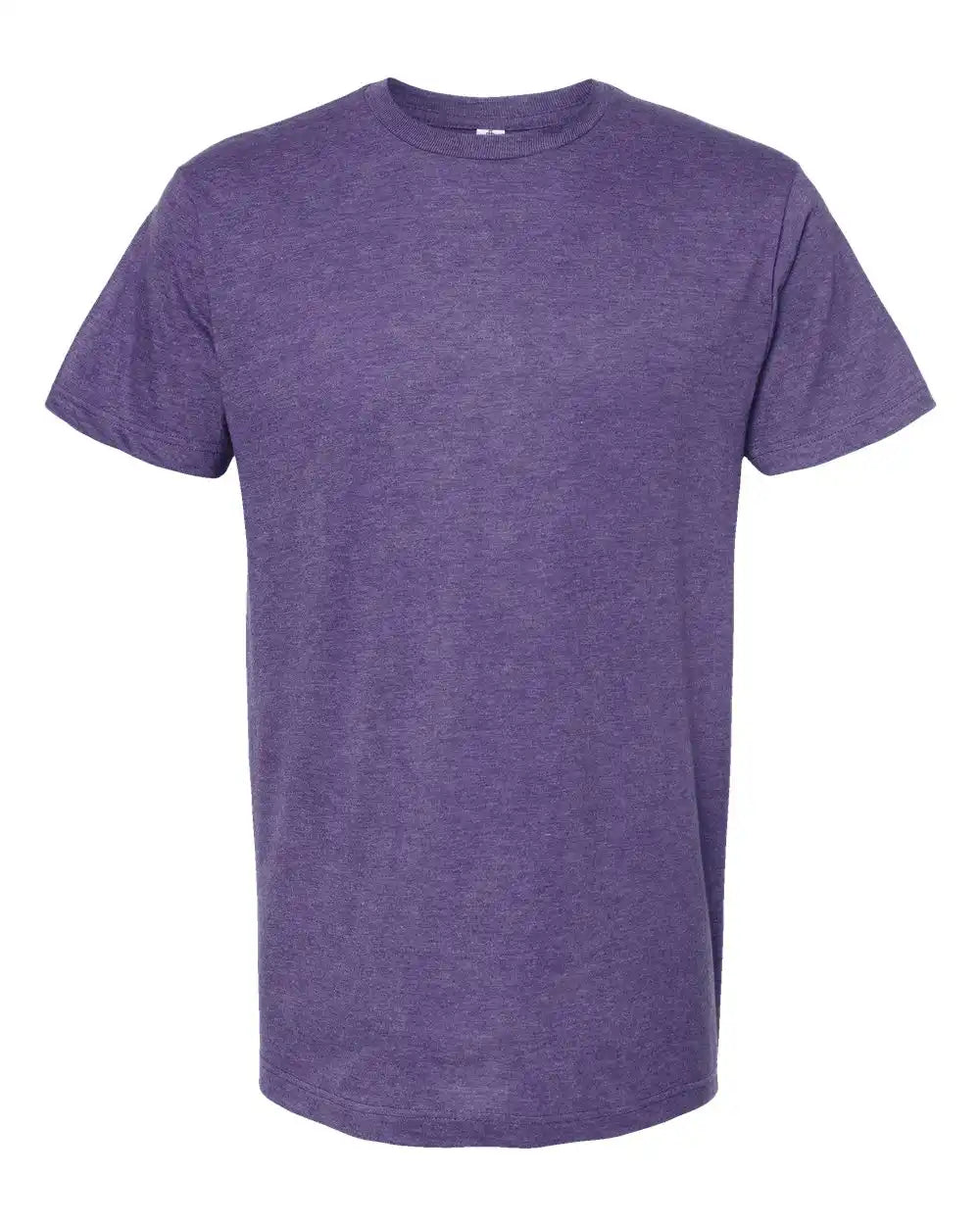 Tultex 202 Fine Jersey T-shirt - Heather Purple - Xs