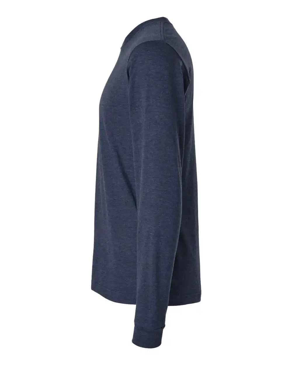 Tultex 202ls Fine Jersey Long Sleeve T-shirt - Heather Denim