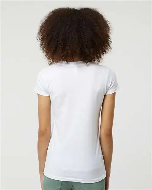Tultex 213m Women’s Fine Jersey Slim Fit T-shirt - 213 - White