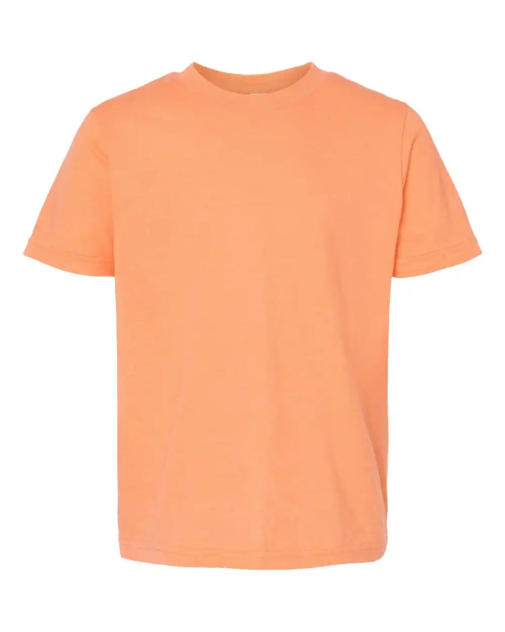 Tultex 235 Youth Fine Jersey T-shirt - Heather Cantaloupe - Xs