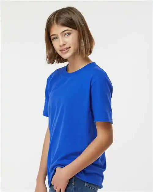 Tultex 235 Youth Fine Jersey T-shirt - Royal
