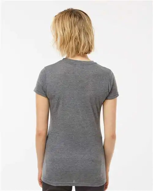 Tultex 240m Women’s Poly-rich T-shirt - 240 - Heather Charcoal