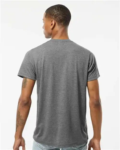 Tultex 241 Poly-rich T-shirt - Heather Charcoal