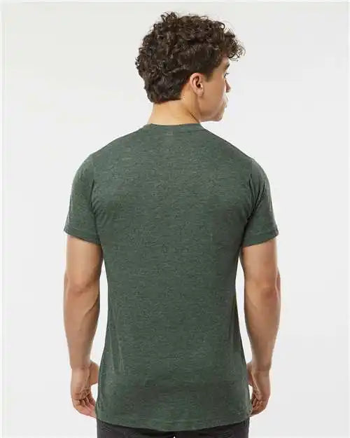 Tultex 241 Poly-rich T-shirt - Heather Hunter