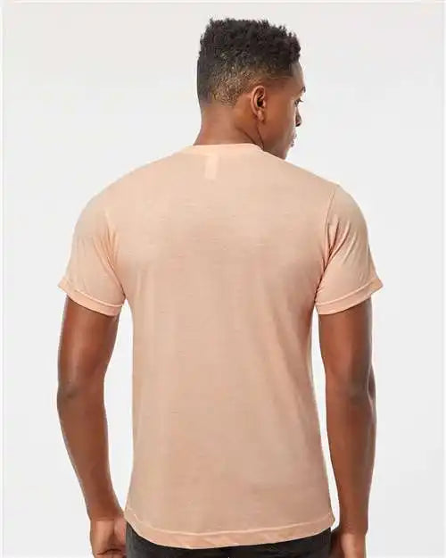 Tultex 241 Poly-rich T-shirt - Heather Peach