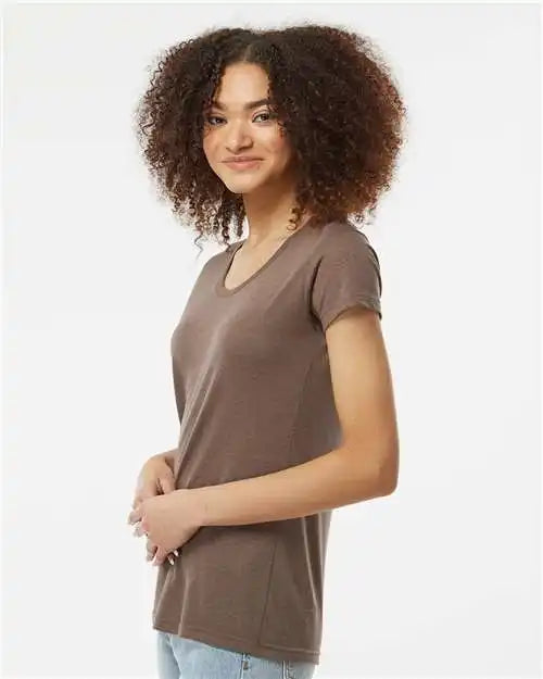 Tultex 253m Women’s Tri-blend T-shirt - 253 - Mocha Tri Blend