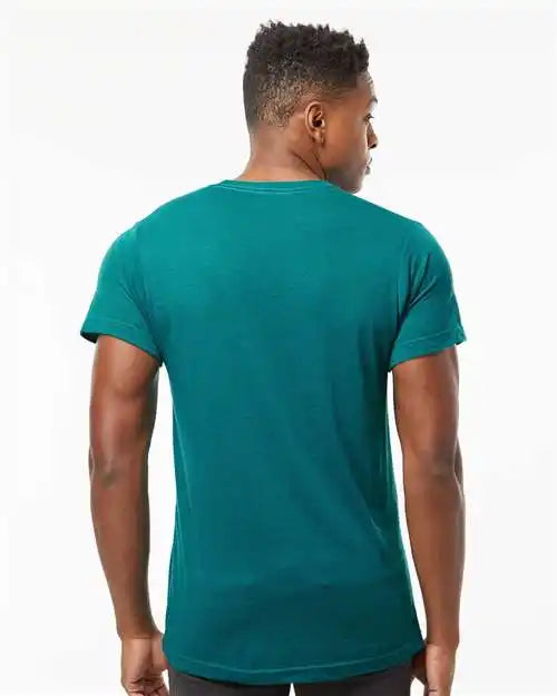 Tultex 254 Tri-blend T-shirt - Jade Tri Blend