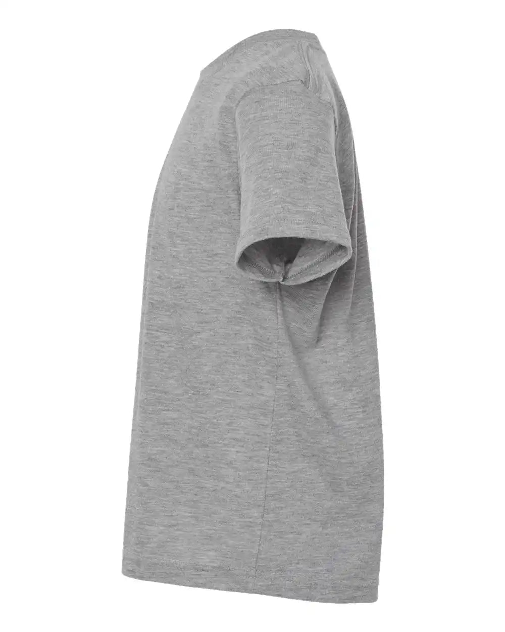 Tultex 265 Youth Poly-rich T-shirt - Heather Grey