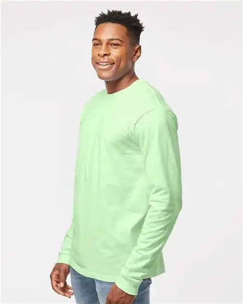 Tultex 291 Heavyweight Jersey Long Sleeve T-shirt - Neo Mint