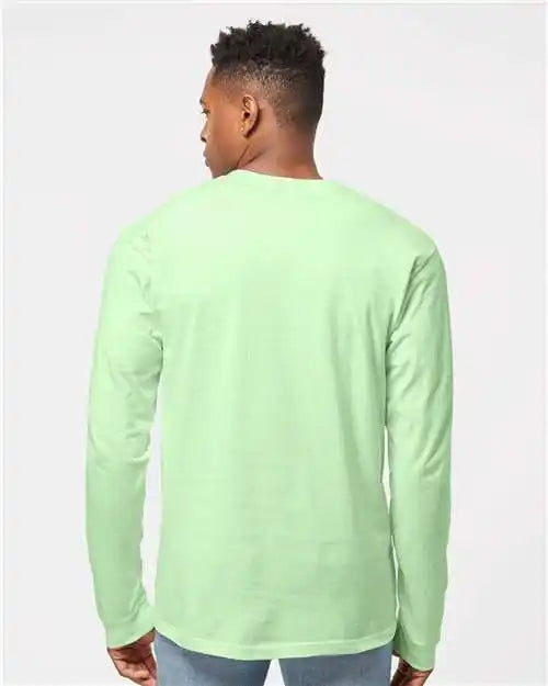Tultex 291 Heavyweight Jersey Long Sleeve T-shirt - Neo Mint