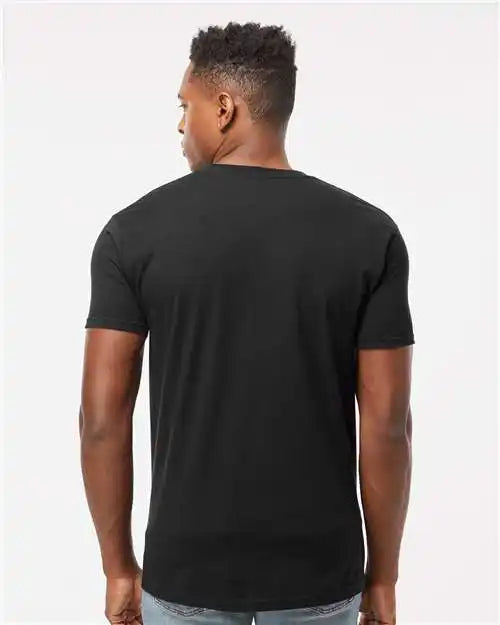 Tultex 293 Heavyweight Jersey Pocket T-shirt - Black