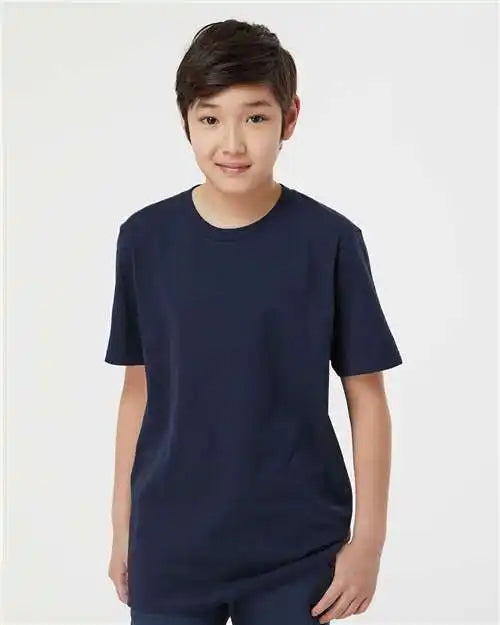Tultex 295 Youth Heavyweight Jersey T-shirt - Navy