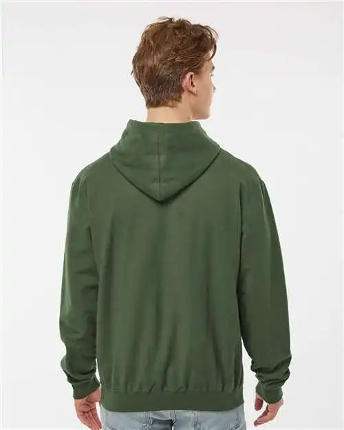 Tultex 320m Fleece Hooded Sweatshirt - 320 - Military Green