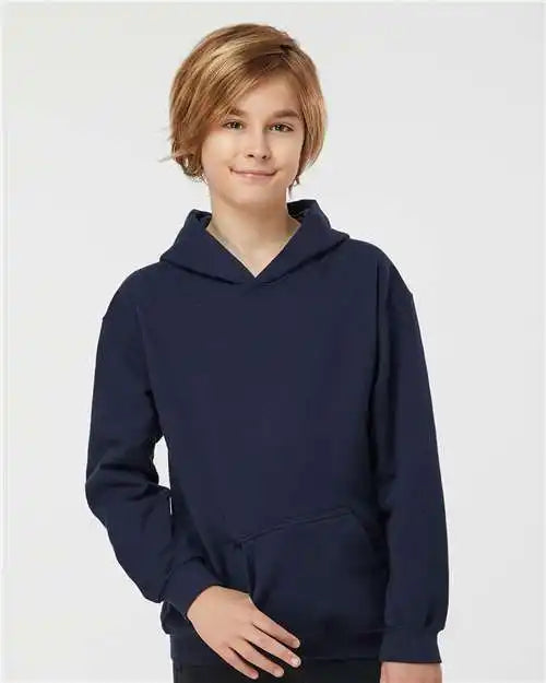 Tultex 320y Youth Hooded Sweatshirt - Navy