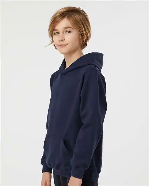 Tultex 320y Youth Hooded Sweatshirt - Navy