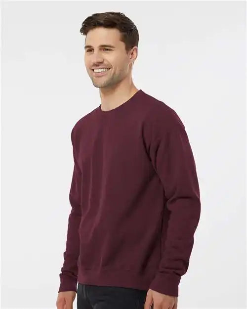 Tultex 340m Fleece Crewneck Sweatshirt - 340 - Maroon