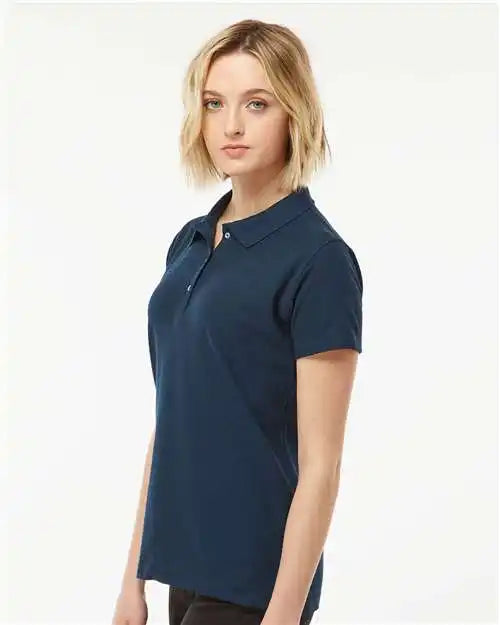Tultex 401m Women’s 50/50 Sport Pique Polo - 401 - Navy