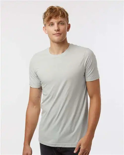 Tultex 502n Combed Cotton T-shirt - 602 - Light Silver