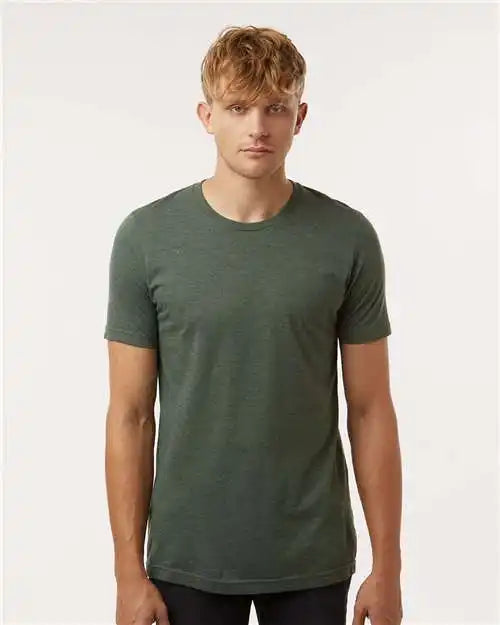 Tultex 602cvc Combed Cvc T-shirt - Heather Forest