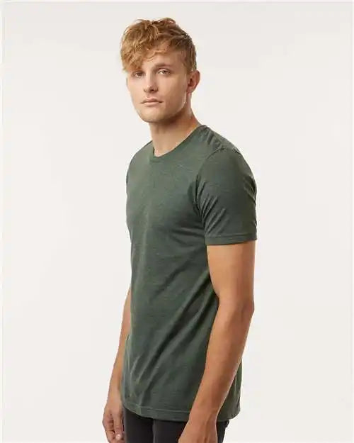 Tultex 602cvc Combed Cvc T-shirt - Heather Forest