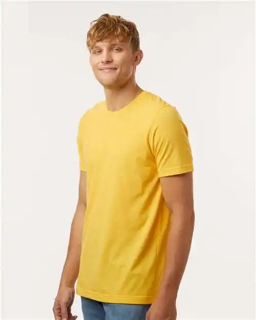 Tultex 602cvc Combed Cvc T-shirt - Heather Gold