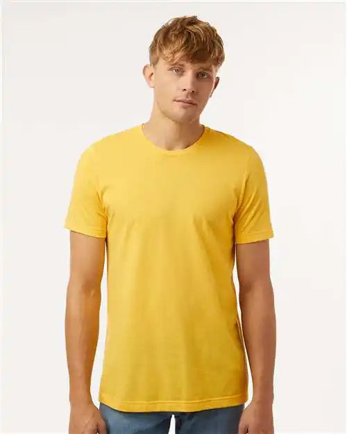 Tultex 602cvc Combed Cvc T-shirt - Heather Gold