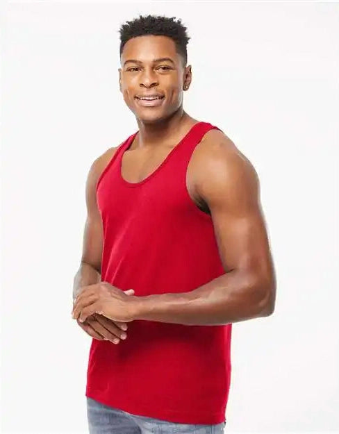 Tultex S105 Fine Jersey Tank Top - Red