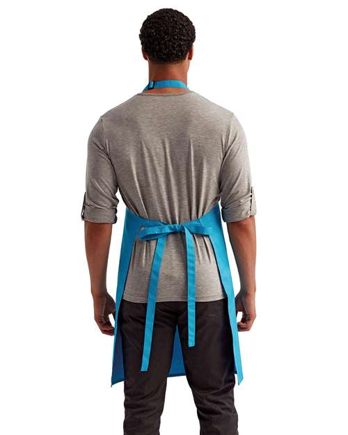 Turquoise Recycled Bib Apron - RP150