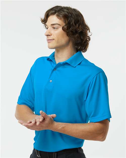 Turquoise Saratoga Performance Mini Mesh Polo - 100