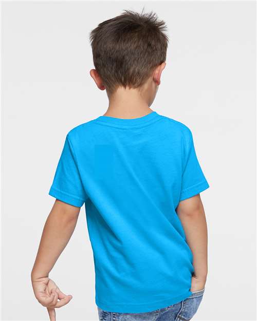 Turquoise Toddler Fine Jersey Tee - 3321