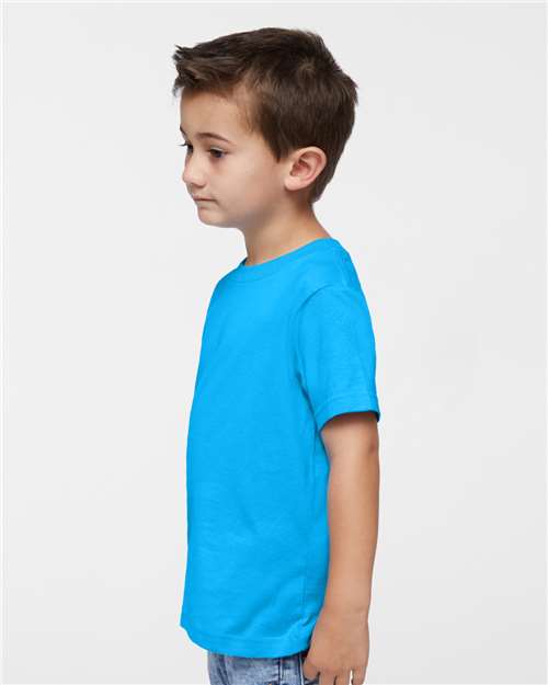 Turquoise Toddler Fine Jersey Tee - 3321