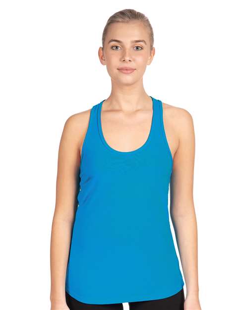 Turquoise Women's Ideal Racerback Tank - 1533