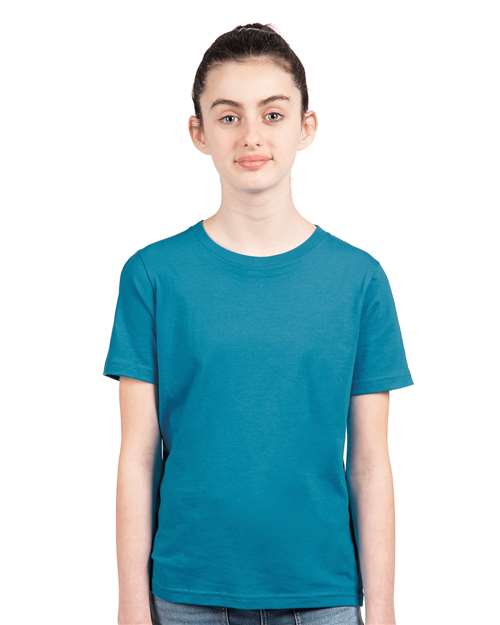 Turquoise Youth Cotton T-Shirt - 3310