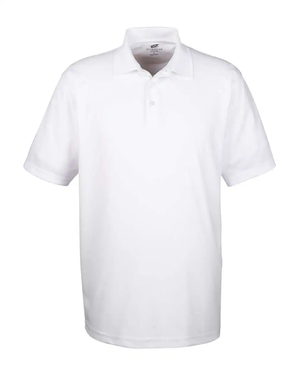 Ultraclub 8210u Men’s Cool & Dry Mesh Piqué Polo - 8210 - White - s