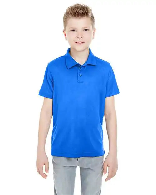 Ultraclub 8210y Youth Cool & Dry Mesh Piqué Polo - Royal - s