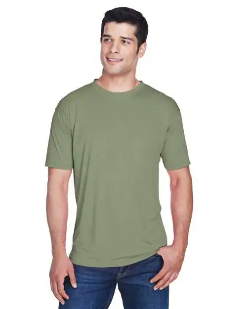 Ultraclub 8420u Men’s Cool & Dry Sport Performance Interlock T-shirt - 8420 - Military Green