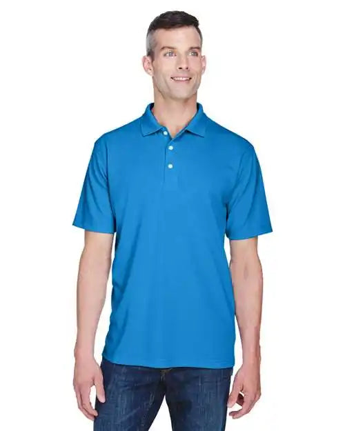 Ultraclub 8445 Men’s Cool & Dry Stain-release Performance Polo - Pacific Blue