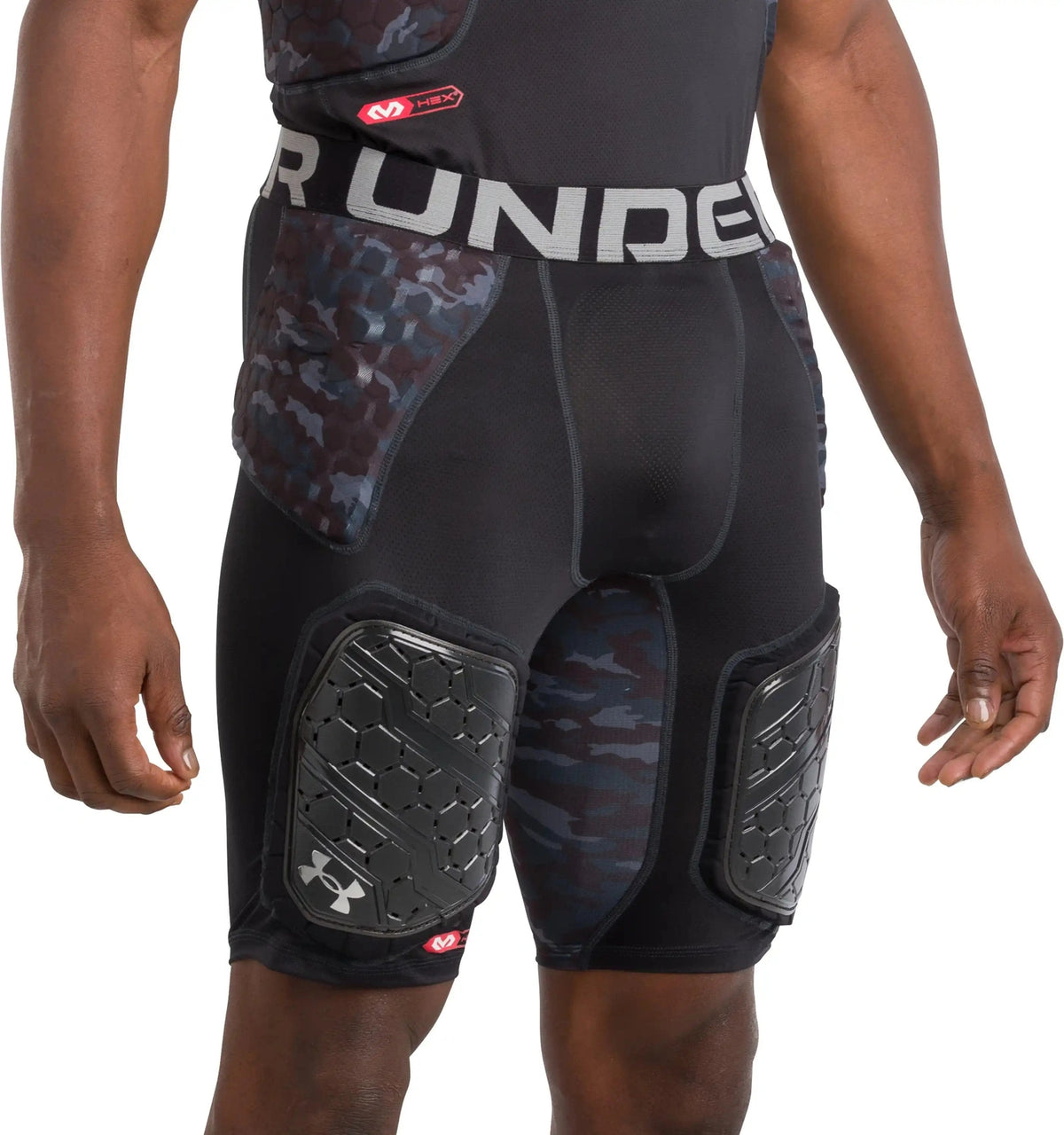 Under Armour Ua21240 Gameday Pro 5pad Girdle Nov - Black Camo - Camo / s