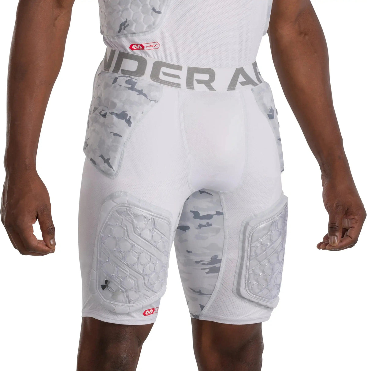 Under Armour Ua21240 Gameday Pro 5pad Girdle Nov - White Camo - Camo / s