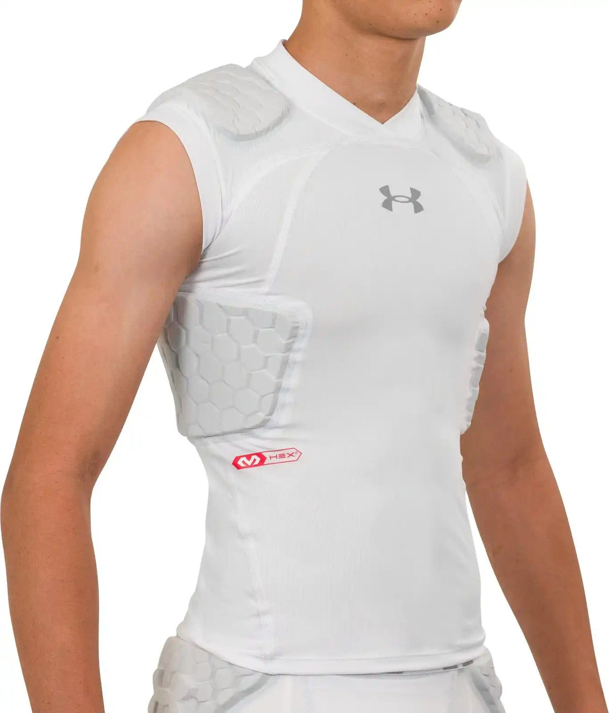 Under Armour Ua21300 Gameday Pro 5-pad Top Youth - White - s