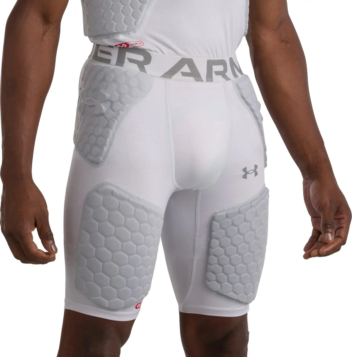 Under Armour Ua21380 Gameday 5-pad Girdle - White - s
