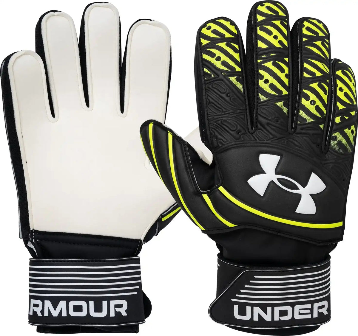 Under Armour Ua21740 Ua Magnetico Pro Goalkeeper Gloves - Black High Vis Yellow / 10