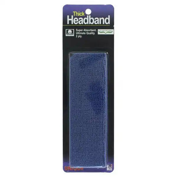 Unique Super Thick Headbands (1x) - Navy