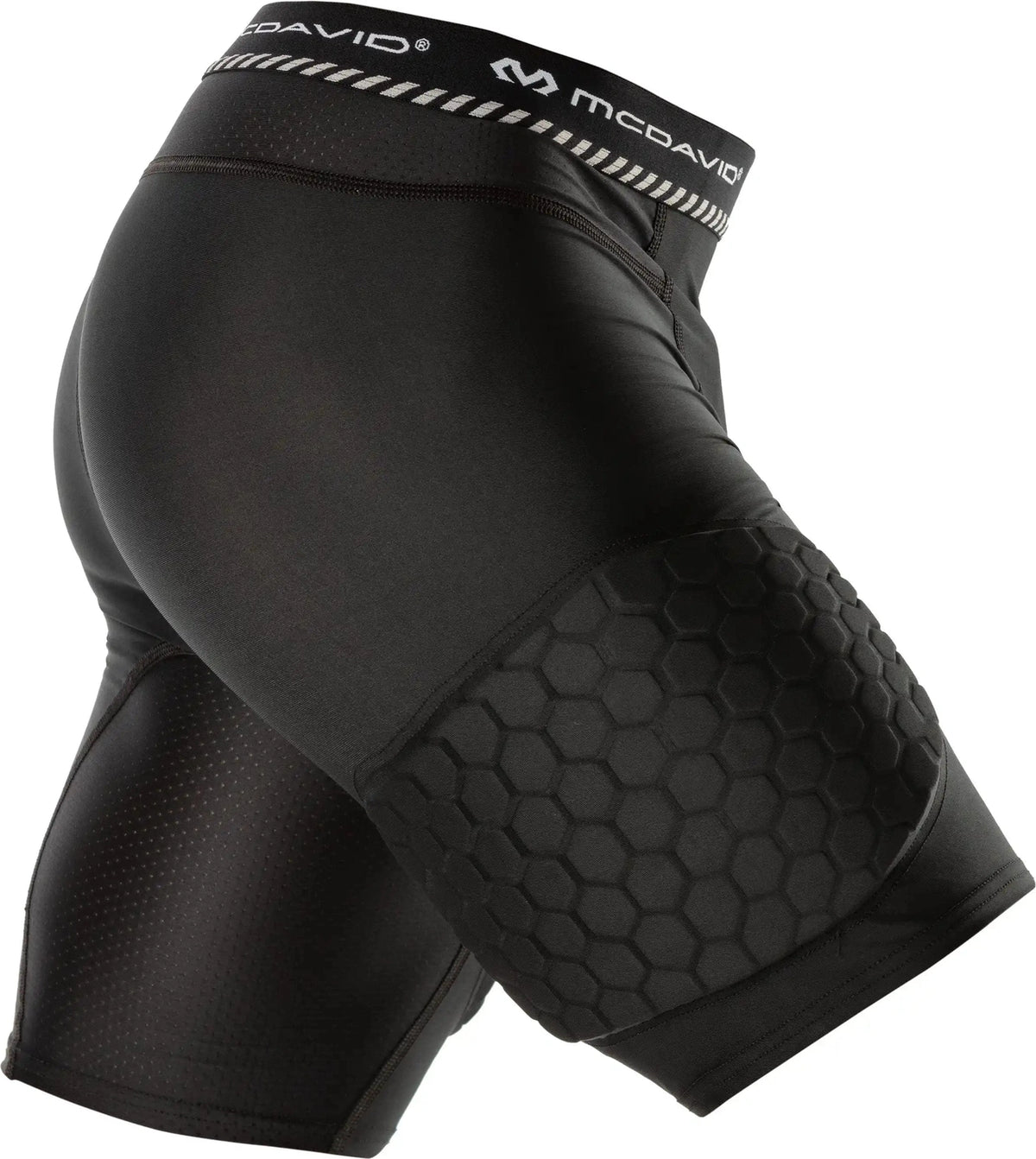 Mcdavid Md20180 Hex Basketball Short W/ Thigh Pads - Black - s
