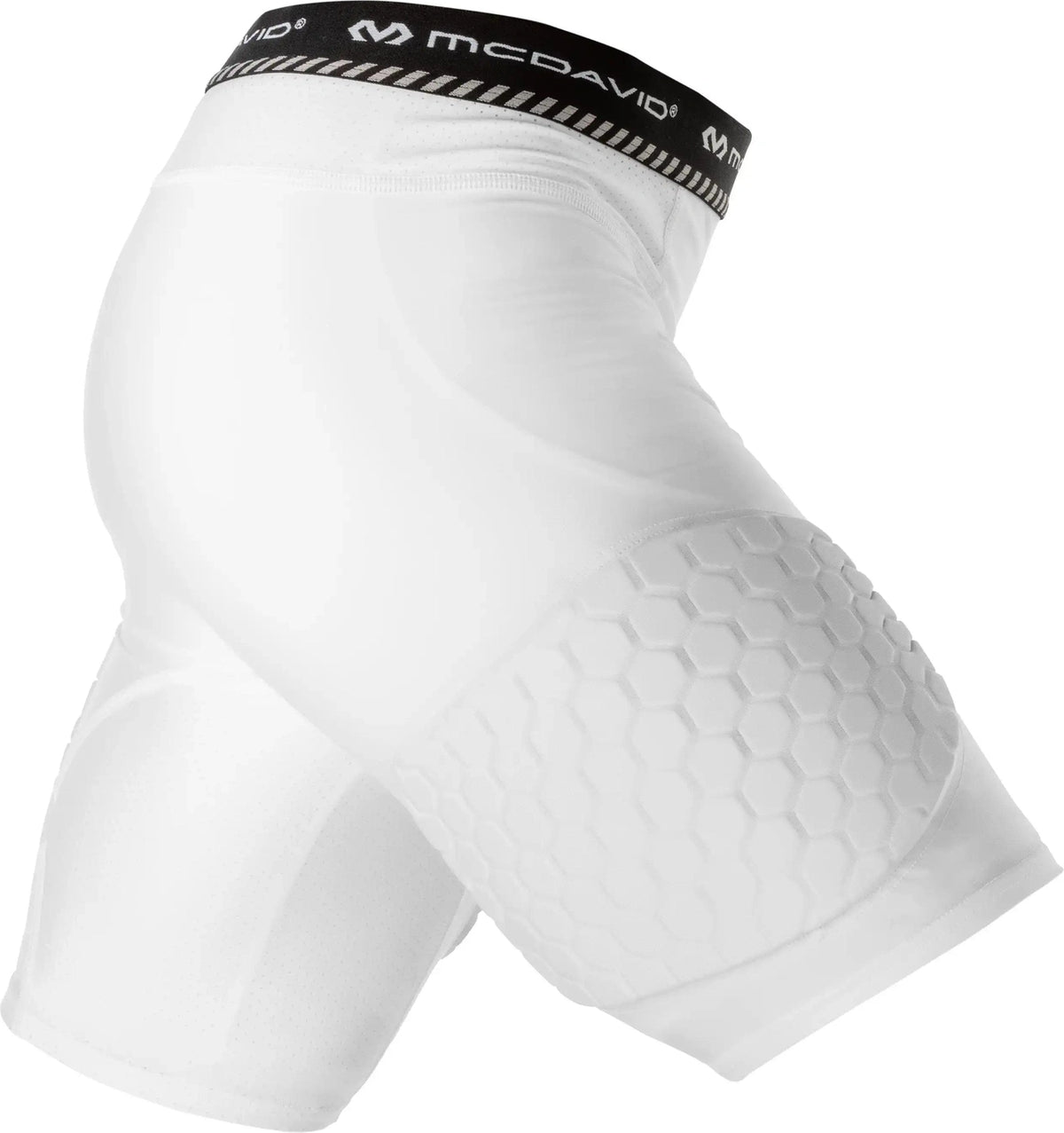Mcdavid Md20180 Hex Basketball Short W/ Thigh Pads - White - s