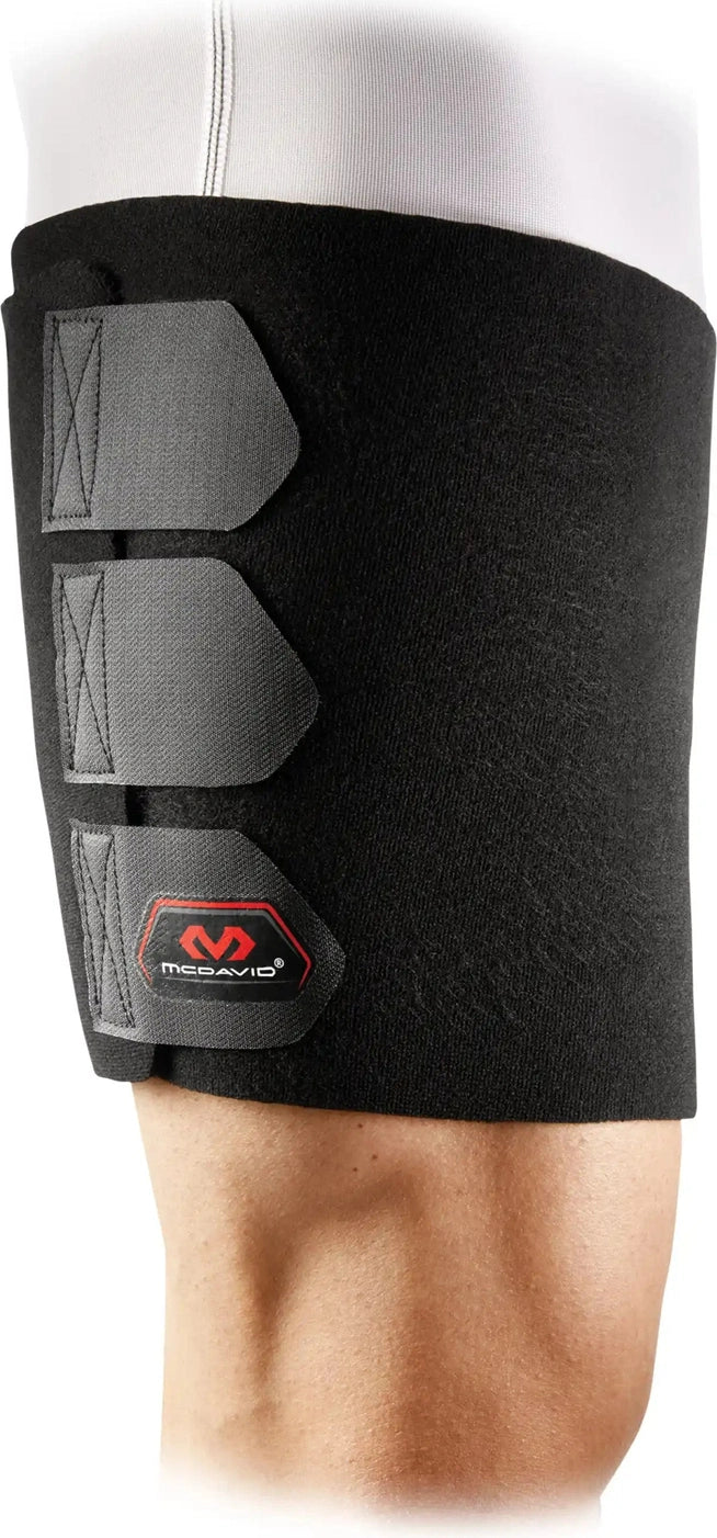 Mcdavid Md478 Level 1 Thigh Wrap Adj Blk - Black / Osfa