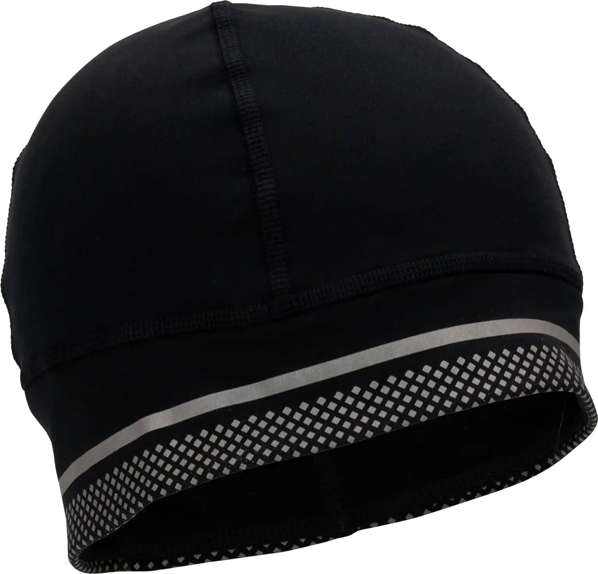 Nathan Sports Ns10400 Hypernight Reflective Beanie - Black Geo Print - Geo Print / Osfm