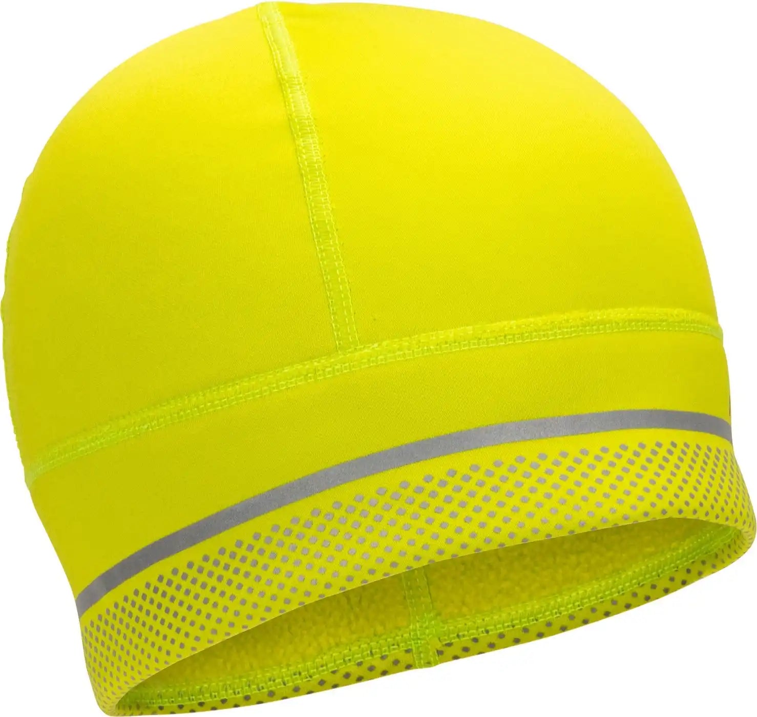 Nathan Sports Ns10400 Hypernight Reflective Beanie - Hi Vis Yellow Geo Print - Vis Yellow Geo Print / Osfm